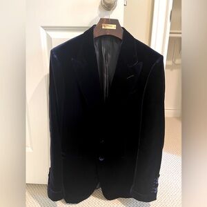 Tom Ford - Navy Velvet Blazer